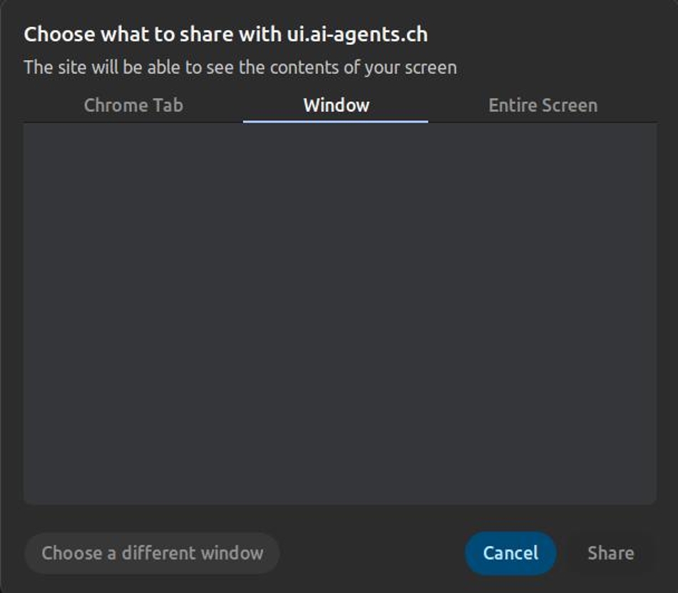 Choose Capture Source