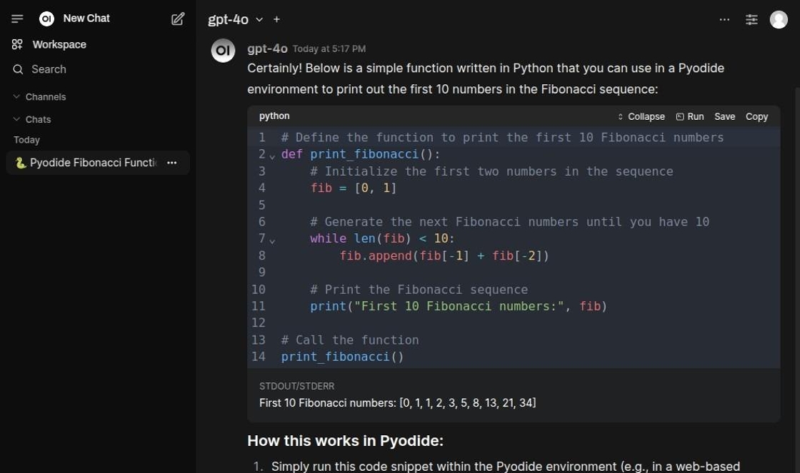 Code Execution Result