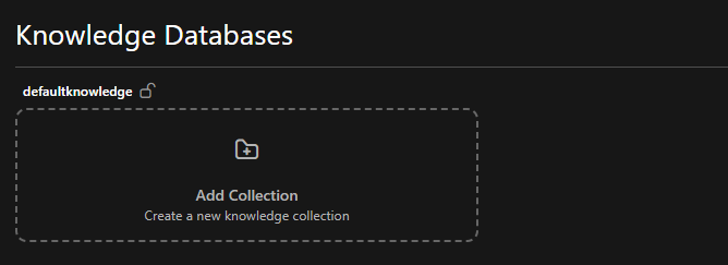 Empty knowledge database