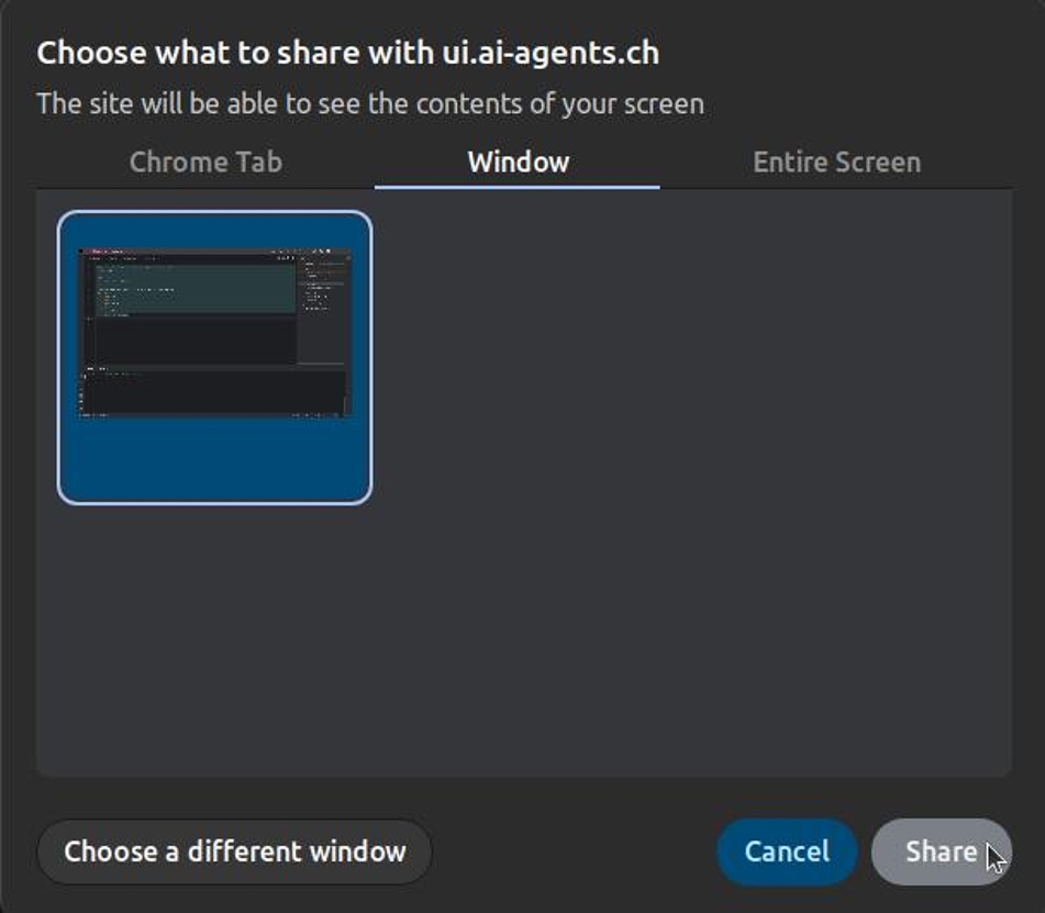 Share Captured Screen